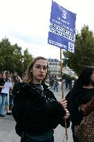 Demonstration In Support Of Gisele Pelicot - Paris