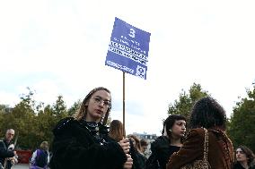 Demonstration In Support Of Gisele Pelicot - Paris