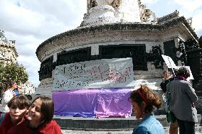 Demonstration In Support Of Gisele Pelicot - Paris