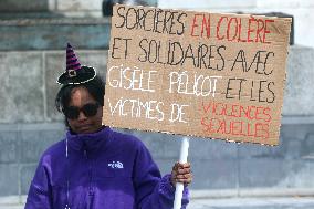 Demonstration In Support Of Gisele Pelicot - Paris