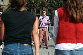 Demonstration In Support Of Gisele Pelicot - Paris