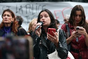 Demonstration In Support Of Gisele Pelicot - Paris