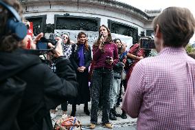 Demonstration In Support Of Gisele Pelicot - Paris