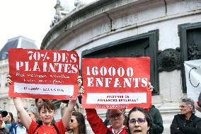 Demonstration In Support Of Gisele Pelicot - Paris