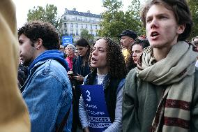 Demonstration In Support Of Gisele Pelicot - Paris