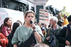 Demonstration In Support Of Gisele Pelicot - Paris