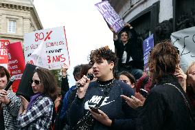 Demonstration In Support Of Gisele Pelicot - Paris