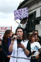 Demonstration In Support Of Gisele Pelicot - Paris