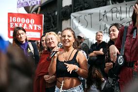 Demonstration In Support Of Gisele Pelicot - Paris