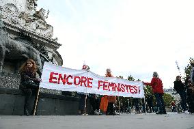 Demonstration In Support Of Gisele Pelicot - Paris