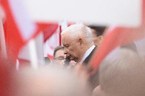 PiS (Law And Justice) Party Anti-Government Rally.