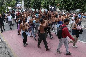 Dalit Rights Activists Demonstrate In Kathmandu