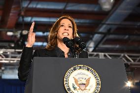 Vice President Of The United States Kamala Harris Delivered Remarks At Campaign Rally In Wilkes-Barre Pennsylvania