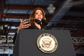 Vice President Of The United States Kamala Harris Delivered Remarks At Campaign Rally In Wilkes-Barre Pennsylvania