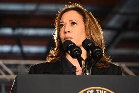 Vice President Of The United States Kamala Harris Delivered Remarks At Campaign Rally In Wilkes-Barre Pennsylvania