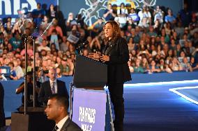 Vice President Of The United States Kamala Harris Delivered Remarks At Campaign Rally In Wilkes-Barre Pennsylvania