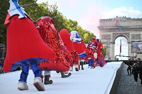 Parade Of French Athletes - Paris