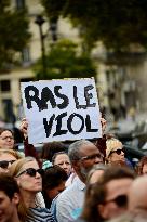 Demonstration In Support Of Gisele Pelicot - Paris