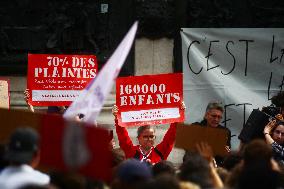 Demonstration In Support Of Gisele Pelicot - Paris