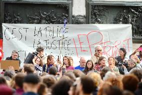 Demonstration In Support Of Gisele Pelicot - Paris