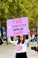 Demonstration In Support Of Gisele Pelicot - Paris