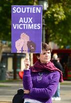 Demonstration In Support Of Gisele Pelicot - Paris