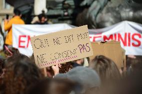 Demonstration In Support Of Gisele Pelicot - Paris