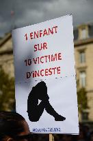 Demonstration In Support Of Gisele Pelicot - Paris