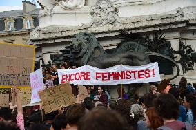 Demonstration In Support Of Gisele Pelicot - Paris