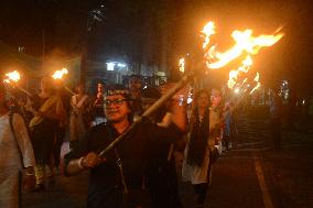 Protest By Citizens Of Siliguri Over Doctors Case Of Kolkata