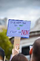 Demonstration In Support Of Gisele Pelicot - Paris