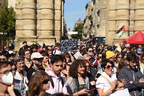 Demonstration In Support Of Gisele Pelicot - Bordeaux