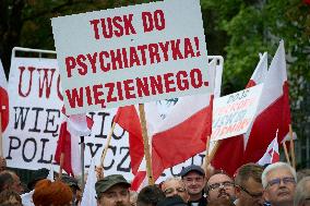 Anti-government Rally In Warsaw