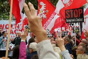 Anti-government Rally In Warsaw