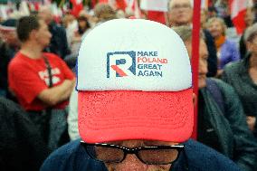 Anti-government Rally In Warsaw