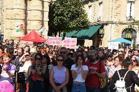 Demonstration In Support Of Gisele Pelicot - Bordeaux