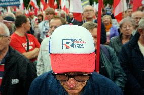 Anti-government Rally In Warsaw