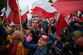 Anti-government Rally In Warsaw