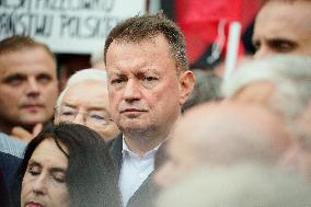 Anti-government Rally In Warsaw