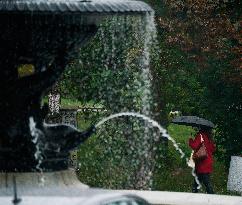 Weather And Flood Warning In Poland