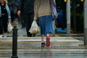 Weather And Flood Warning In Poland