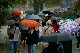 Weather And Flood Warning In Poland