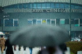 Weather And Flood Warning In Poland