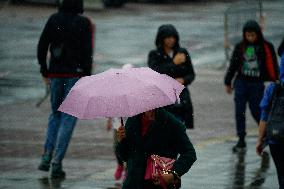 Weather And Flood Warning In Poland