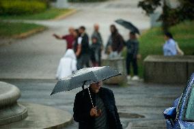 Weather And Flood Warning In Poland