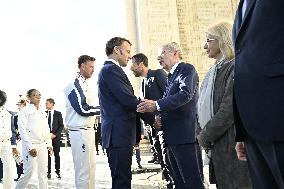 Parade Of French Athletes - Rekindling of the flame - Paris