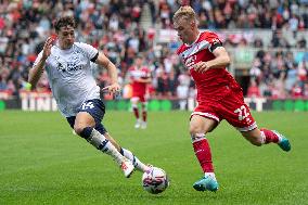 Middlesbrough FC v Preston North End FC - Sky Bet Championship