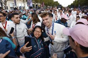 Parade Of French Athletes - Paris