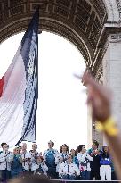 Parade Of French Athletes - Podium - Paris