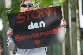 CSD In Dortmund And Counter CSD Demo From Right Wing Groups